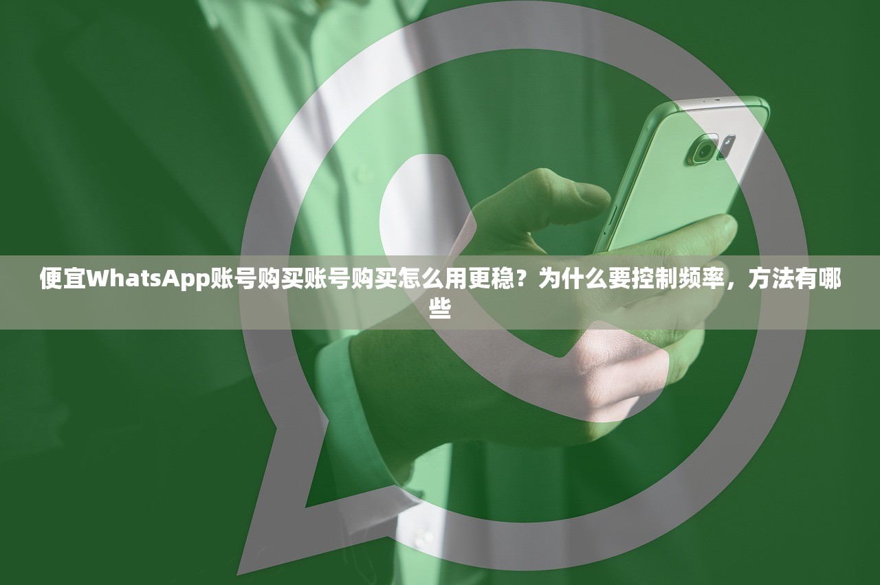 便宜WhatsApp账号购买账号购买怎么用更稳?为什么要控制频率,方法有哪些