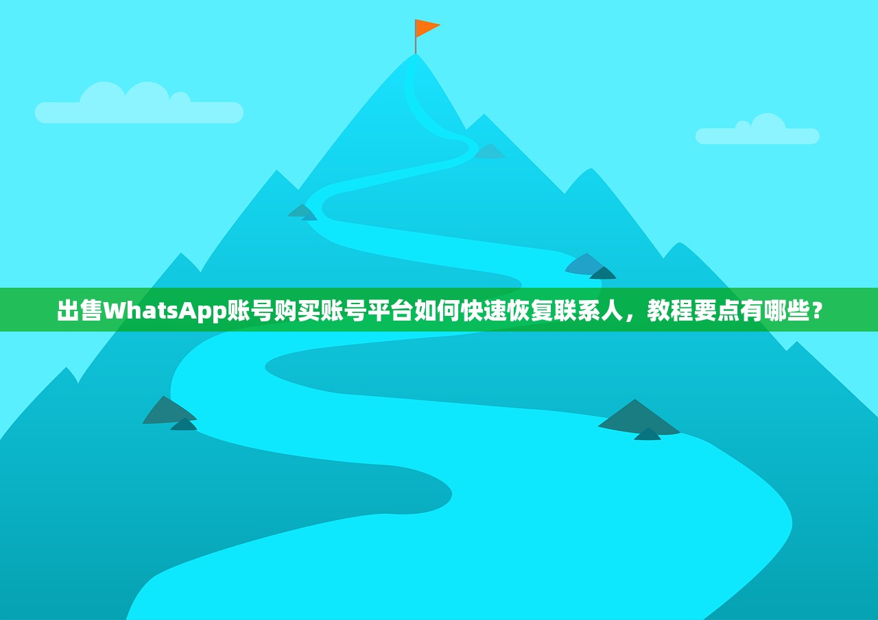 出售WhatsApp账号购买账号平台如何快速恢复联系人,教程要点有哪些?