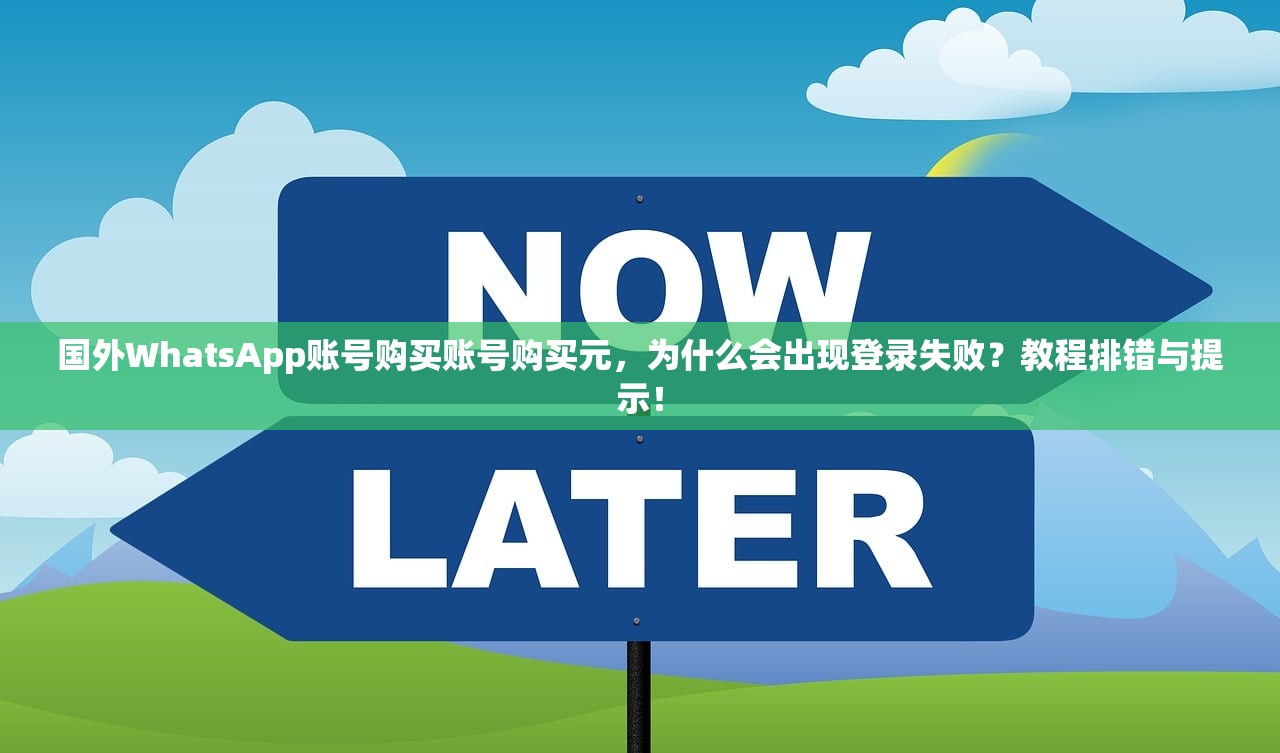 国外WhatsApp账号购买账号购买元，为什么会出现登录失败？教程排错与提示！