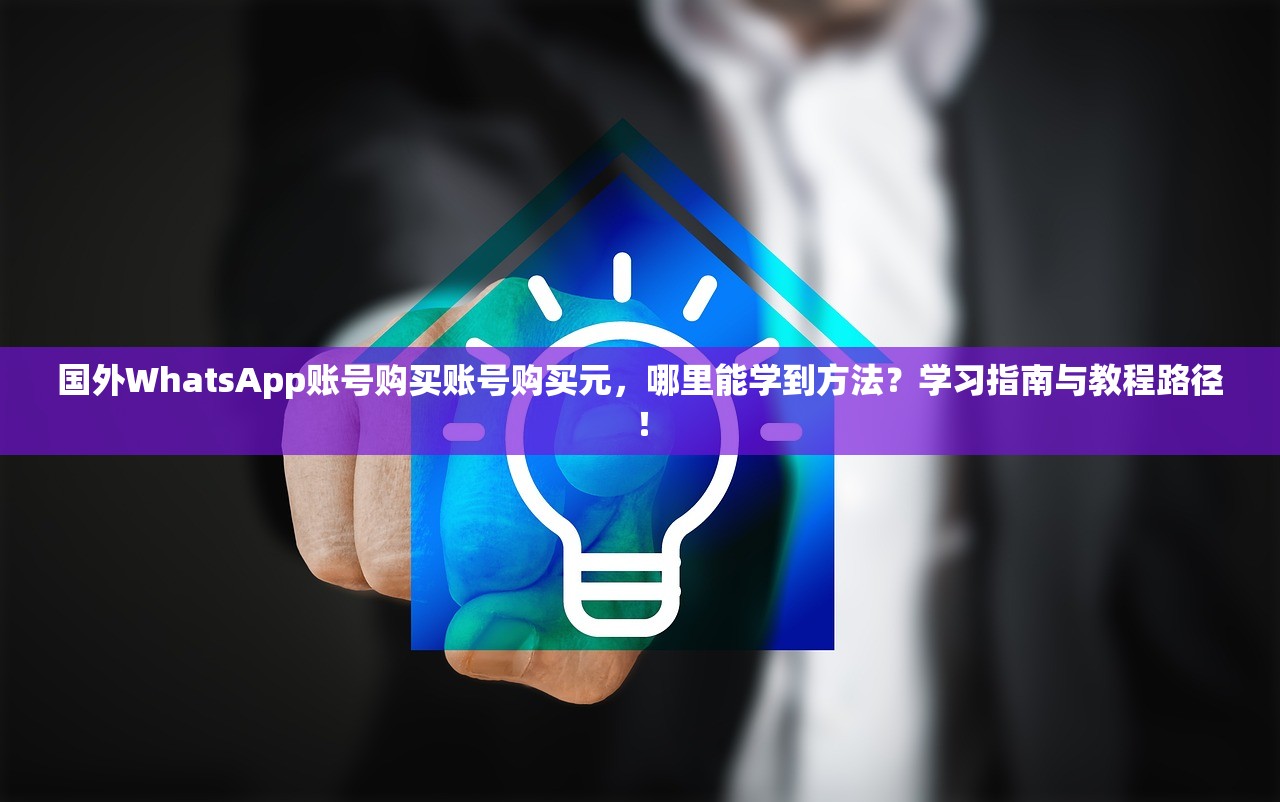 国外WhatsApp账号购买账号购买元,哪里能学到方法?学习指南与教程路径!