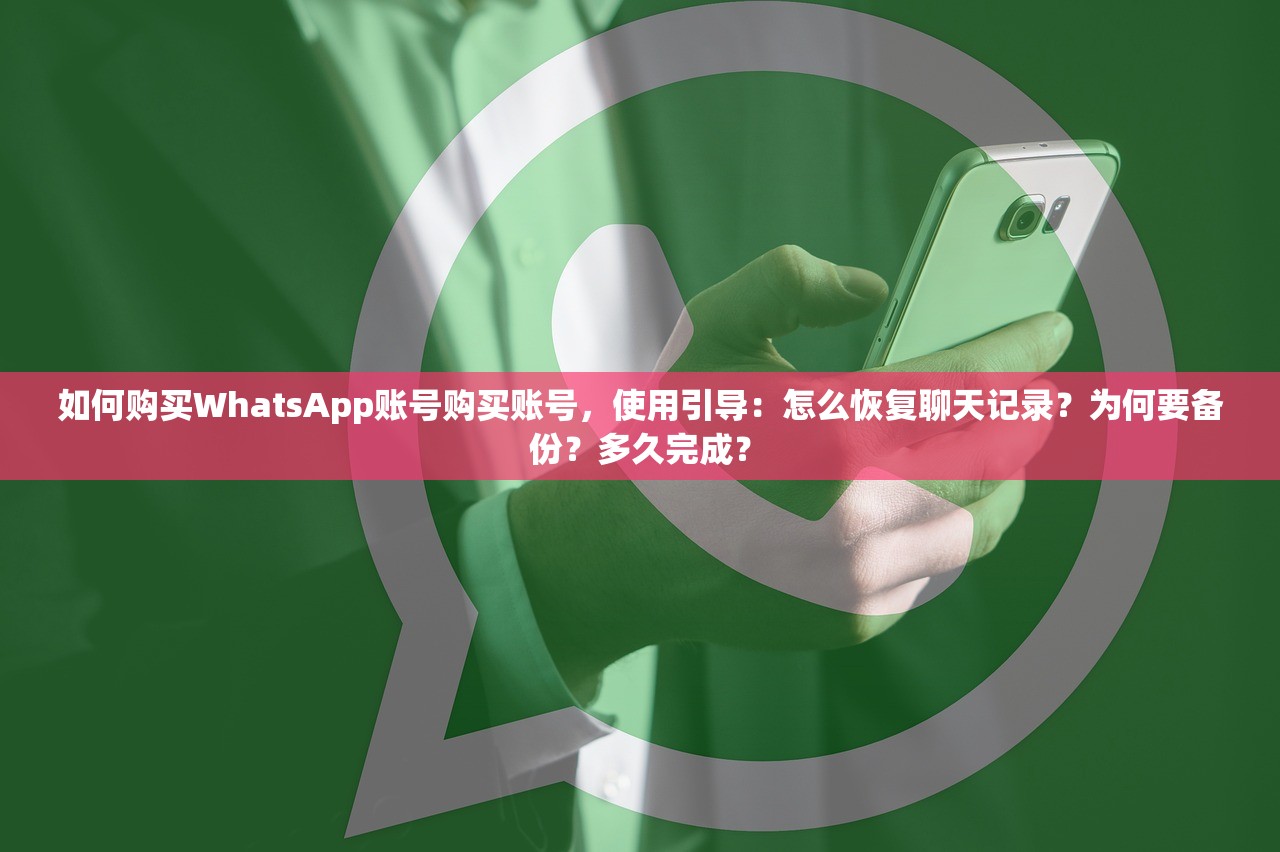 如何购买WhatsApp账号购买账号,使用引导:怎么恢复聊天记录?为何要备份?多久完成?