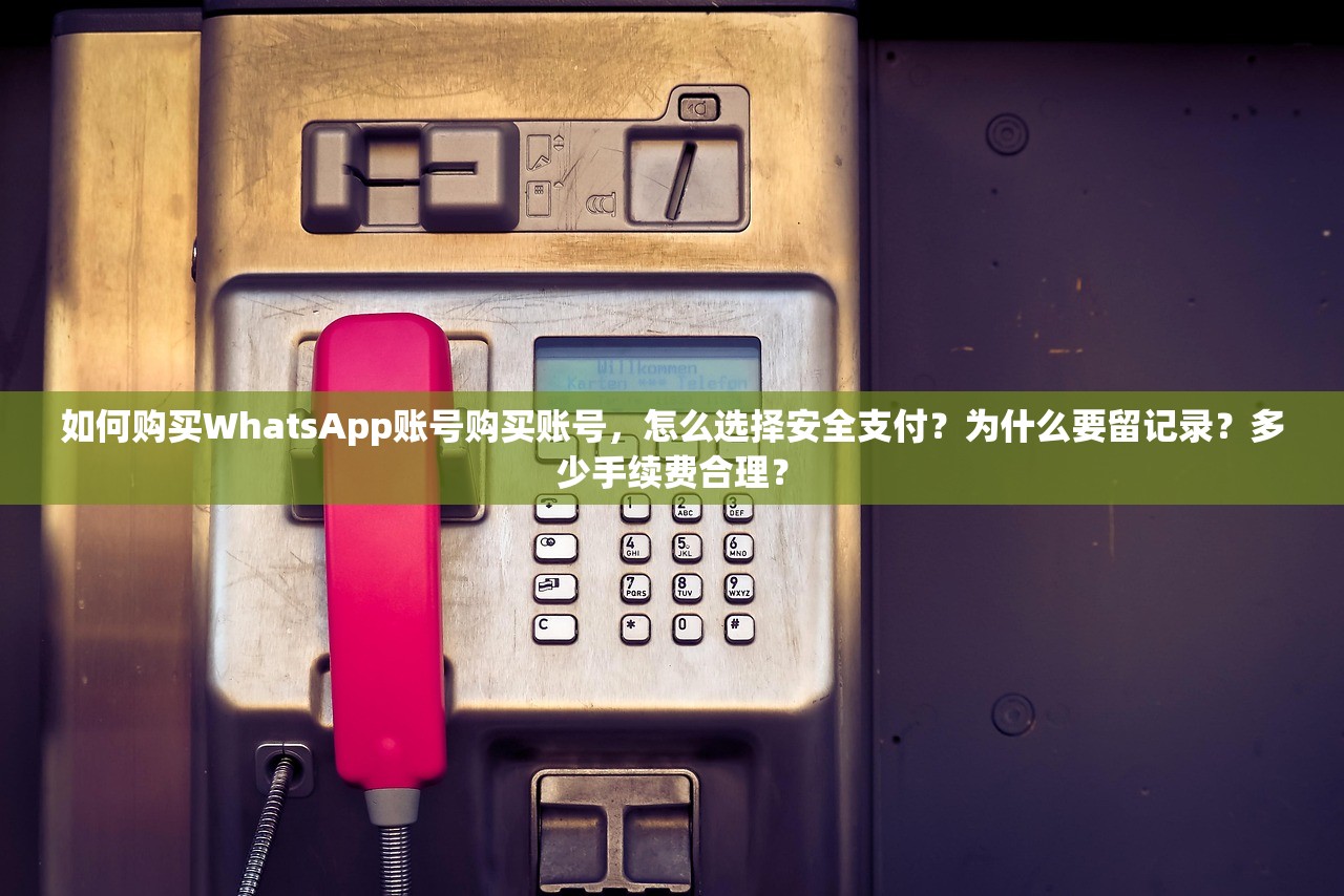如何购买WhatsApp账号购买账号,怎么选择安全支付?为什么要留记录?多少手续费合理?