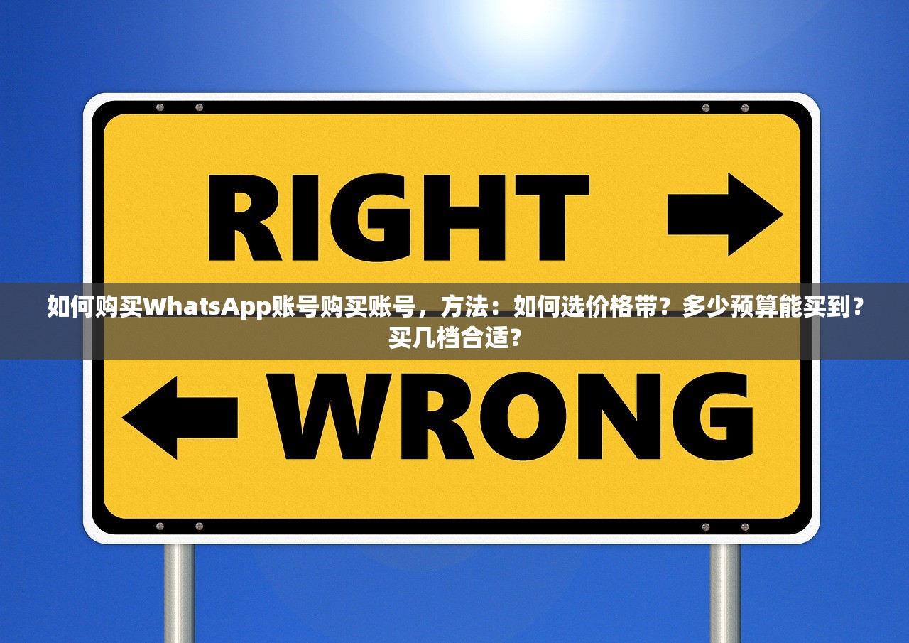 如何购买WhatsApp账号购买账号,方法:如何选价格带?多少预算能买到?买几档合适?