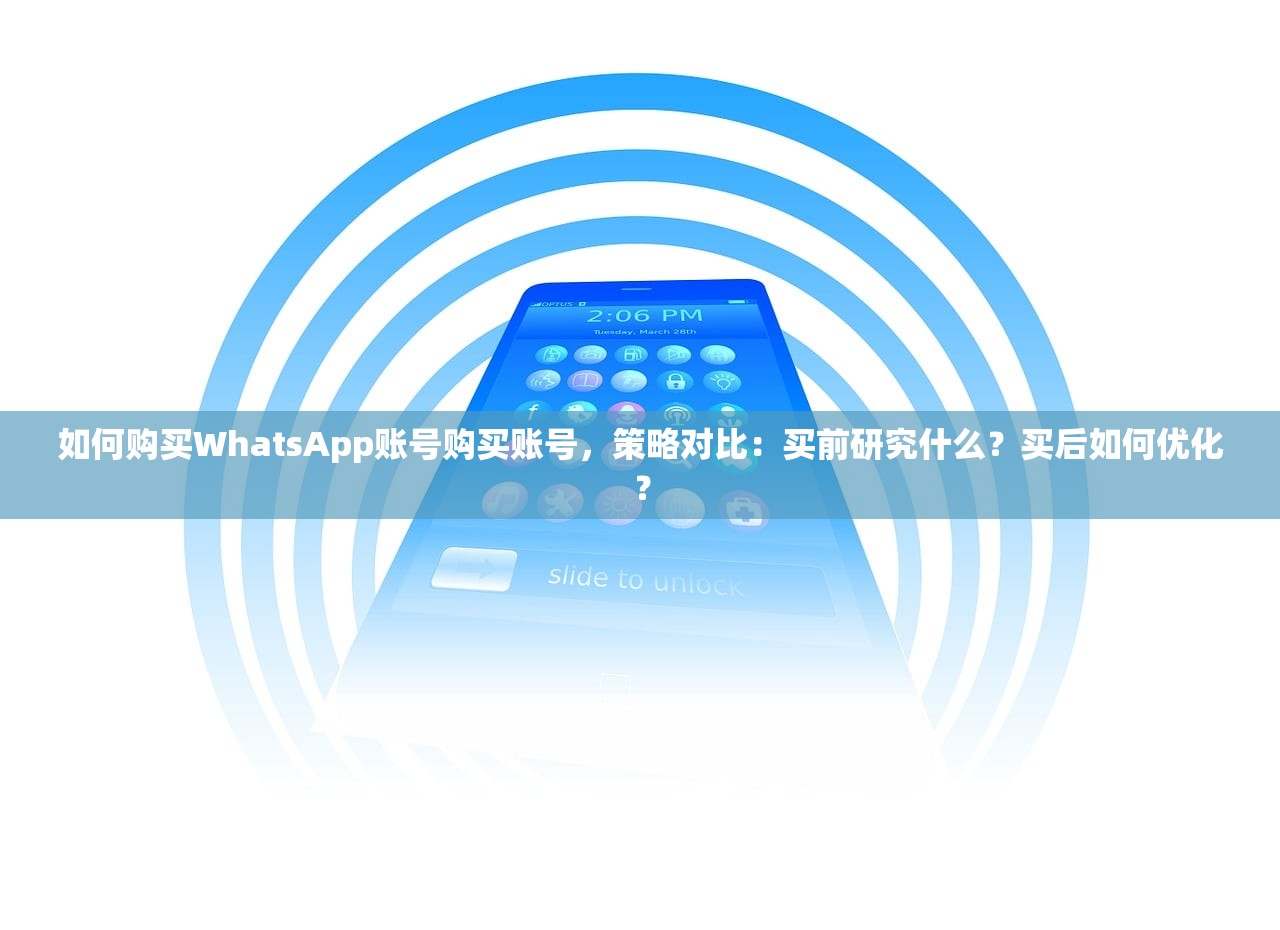 如何购买WhatsApp账号购买账号,策略对比:买前研究什么?买后如何优化?