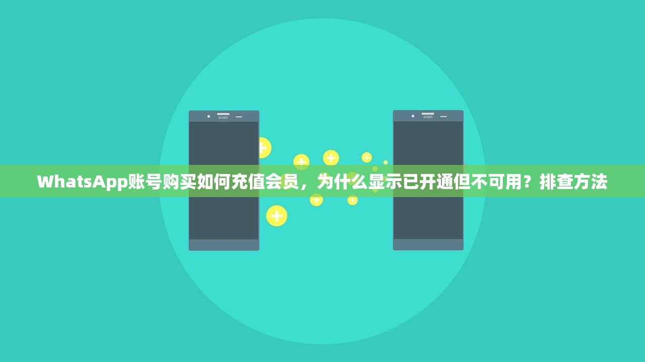 WhatsApp账号购买如何充值会员，为什么显示已开通但不可用？排查方法